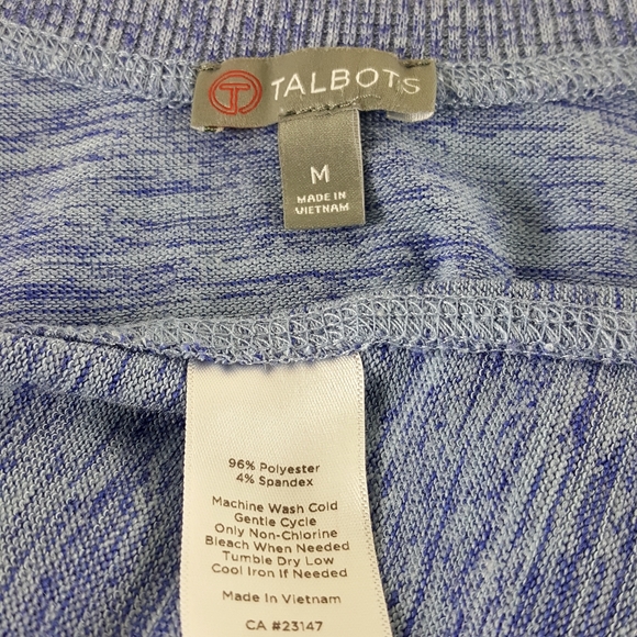 T by Talbots Soft Drape Jersey Marled Dress - Picture 5 of 5